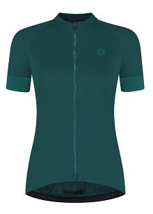 Damska koszulka rowerowa Rogelli MODESTA - turkusowa