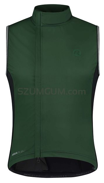Softshellowa kamizelka na rower Rogelli ESSENTIAL z oddychającymi plecami, khaki