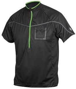 Koszulka rowerowa Etape Polo czarna- Rozmiar M