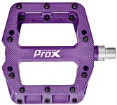 Pedały ProX Base Pro 26, nylonowe, piny, oś Cr-Mo, purpurowe - 2