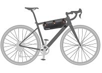 Torba pod ramę Ortlieb Bike Packing Frame-Pack RC TopTube 3L - Black - 6