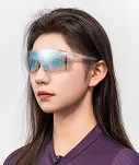Okulary fotochromowe Rockbros SP359 - white / silver grey - 17