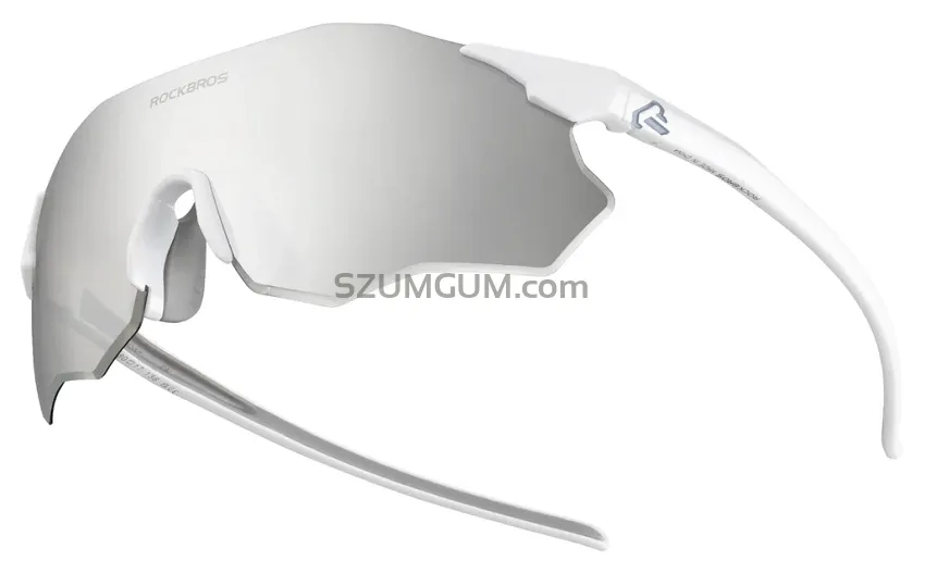 Okulary fotochromowe Rockbros SP359 - white / silver grey