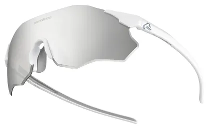 Okulary fotochromowe Rockbros SP359 - white / silver grey