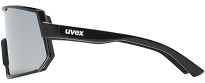 Okulary sportowe UVEX Sportstyle 235 - black / mirror silver - 4