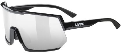 Okulary sportowe UVEX Sportstyle 235 - black / mirror silver