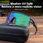 Okulary sportowe Rockbros SP337 transparent purple - z fotochromem. - 20