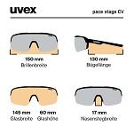 Okulary UVEX Pace Stage CV - white matt / mirror yellow - 6