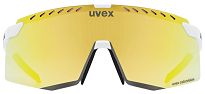 Okulary UVEX Pace Stage CV - white matt / mirror yellow - 2