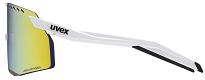 Okulary UVEX Pace Stage CV - white matt / mirror yellow - 3