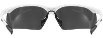 Okulary sportowe UVEX Sportstyle 223 - white matt / litemirror silver - 3