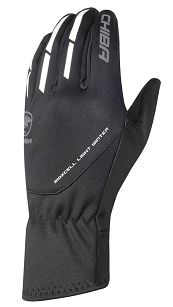 Lekkie zimowe rękawiczki rowerowe Chiba BIOXCELL LIGHT WINTER - czarne