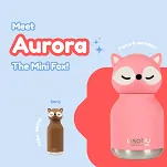 Butelka termiczna Asobu Mini Bestie 200 ml - pink fox - 4