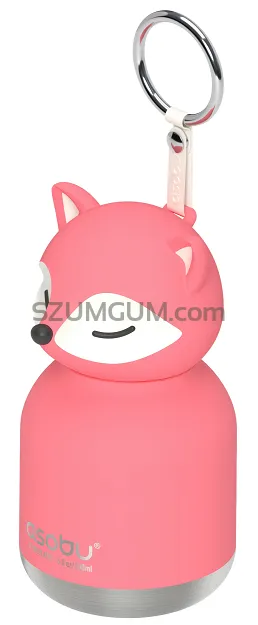 Butelka termiczna Asobu Mini Bestie 200 ml - pink fox