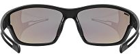 Okulary sportowe UVEX Sportstyle 806 - black matt / mirror green - 3
