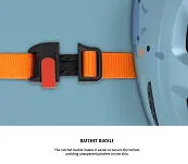 Kask dla najmłodszych MET Hooray - blue teckel glossy - 10