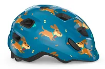 Kask dla najmłodszych MET Hooray - blue teckel glossy - 3