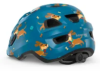 Kask dla najmłodszych MET Hooray - blue teckel glossy - 4