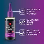 Olej do łańcucha WELDTITE ALL-WEATHER LUBE with  TEFLON™ 100ml (warunki suche i mokre) - 2
