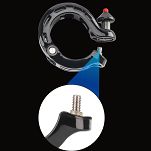 Dzwonek rowerowy Rockbros LD-Q1 - transparentny - 8