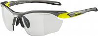 Okulary Alpina TWIST FIVE HR  VL+, S1-3 FOGSTOP - kolor TIN MATT-NEON