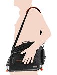 Torba rowerowa na bagażnik Ibera PakRak MultiMount Commuter Bag IB- BA18, uniwersalne mocowanie - 6