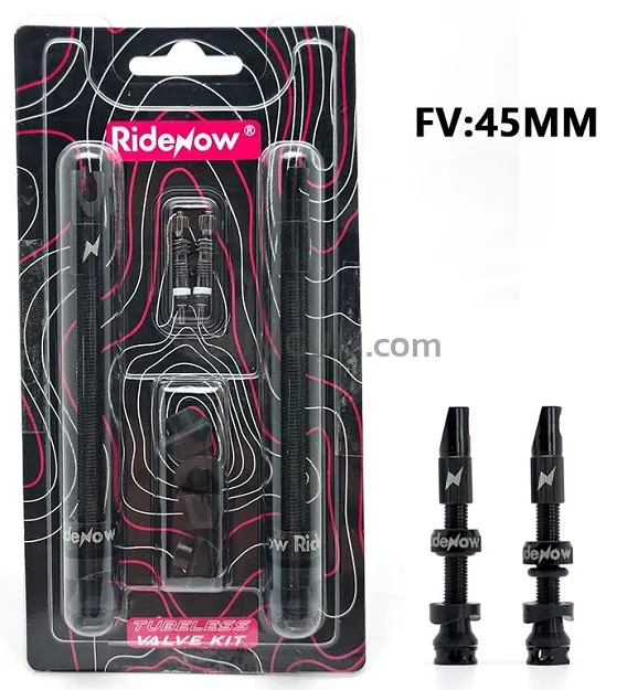 Wentyle bezdętkowe RideNow Tubeless Valve Stem Set | FV Presta | 45 / 65 / 85 mm