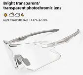 Okulary Rockbros SP318 fotochromowe - transparent - 4