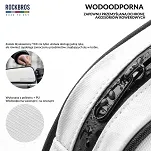 Wodoodporna torebka na ramę Rockbros TL004 Rod to Sky - biała - 4