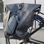 Wozinsky wodoodporna torba rowerowa sakwa na bagażnik 25l czarny WBB24BK - 8