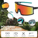 Okulary sportowe Rockbros SP252R - szkła polaryzacyjne, ramka optyczna - 7