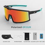 Okulary sportowe Rockbros SP252R - szkła polaryzacyjne, ramka optyczna - 2