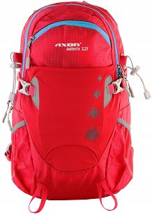 Plecak sportowy Axon Asterix 18L czerwony - stelaż z siateczką