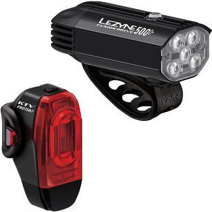 Zestaw lamp LEZYNE Fusion Drive 500+ / KTV Drive Pro+