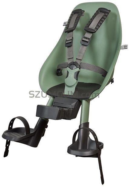 Przedni fotelik rowerowy Urban Iki green/black