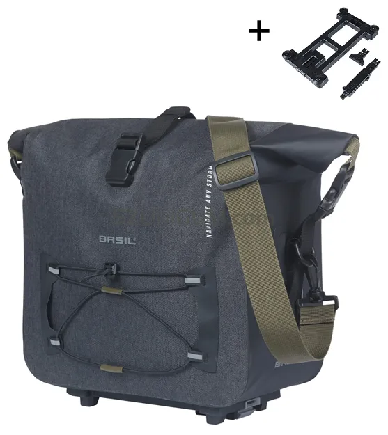 Torba na bagażnik Basil Navigator Storm Trunk Bag MIK 13L - black