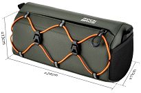 Torebka na kierownicę Rockbros W012 - 2,2L dark green - 9