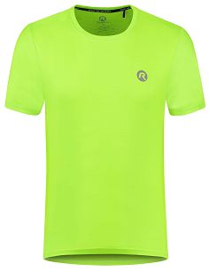 Sportowa koszulka funkcyjna Rogelli CORE odblaskowo żółta