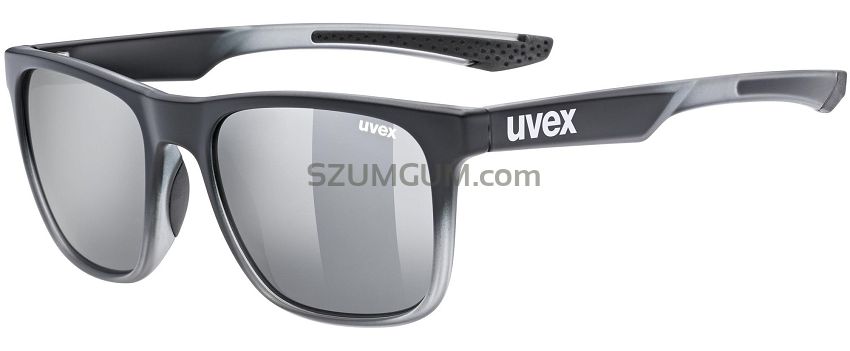 Okulary UVEX LGL 42 - black transparent / mirror silver