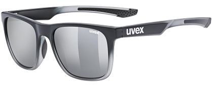 Okulary UVEX LGL 42 - black transparent / mirror silver