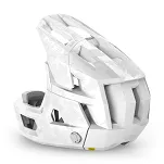 Kask z odpinaną szczęką MET Parachute MCR 2 MIPS - overwhite, matt gloss - 4