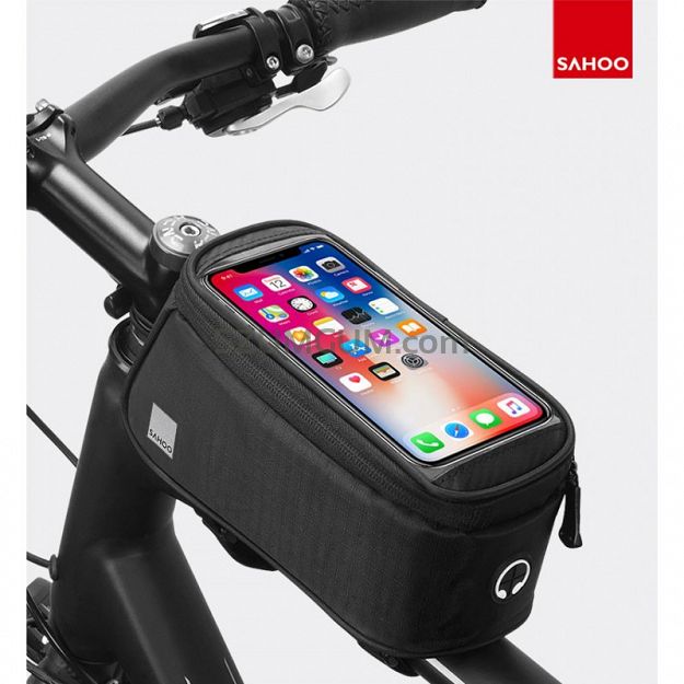 Torba sakwa rowerowa - uchwyt, pokrowiec na telefon SAHOO  6,8