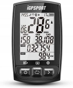 Bezprzewodowy komputer GPS iGPSPORT IGS50E  (Strava® , Trainingpeaks®.)