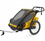 Thule Chariot Sport Double - 2 osobowa przyczepka rowerowa - Zółta Yellow