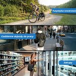 Wodoodporna sakwa rowerowa na bagażnik Rockbros AS-166 20 L - czarna - 10