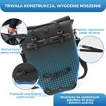 Wodoodporna sakwa rowerowa na bagażnik Rockbros AS-166 20 L - czarna - 4