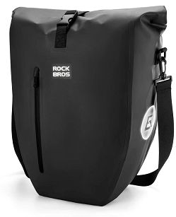 Wodoodporna sakwa rowerowa na bagażnik Rockbros AS-166 20 L - czarna