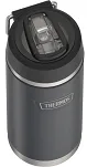 Termos z rozkładaną słomką Thermos Icon 530 ml - granit - 2