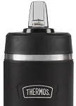 Termos z rozkładaną słomką Thermos Icon 530 ml - granit - 3