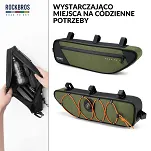 Torba pod ramę roweru Rockbros  Road to Sky TL003, 2 L, wodoodporna, zielona - 3